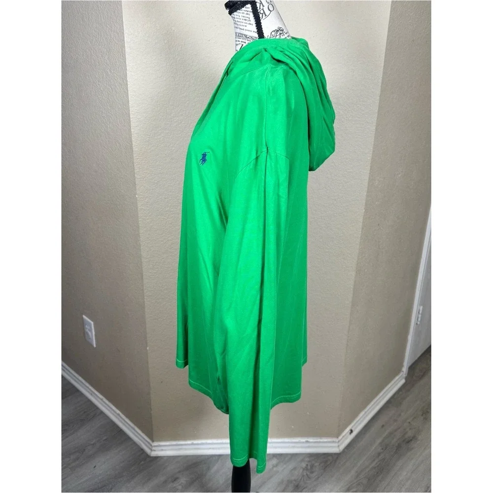 Polo by Ralph Lauren Bright Green Logo Tee Hoodie‎